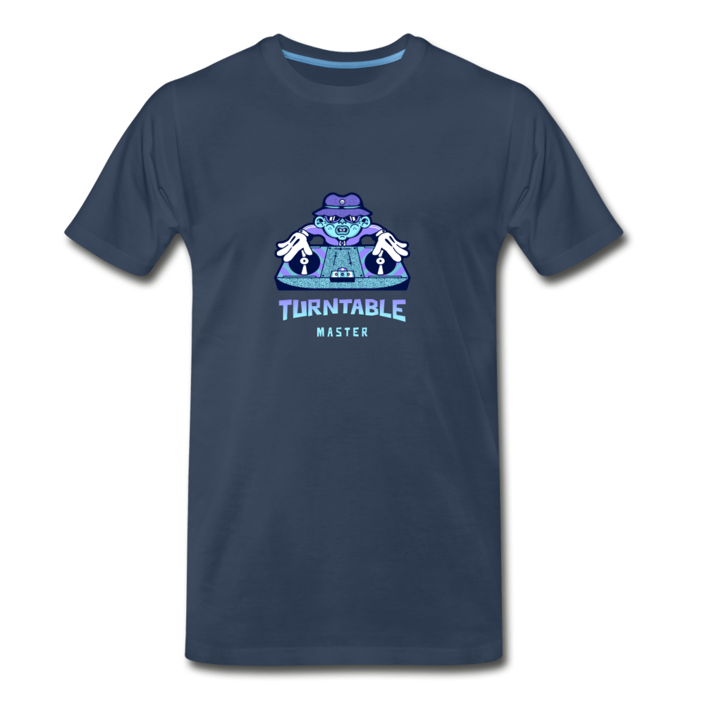 Turntable Master Men's Premium T-Shirt - Fitted Clothing Company