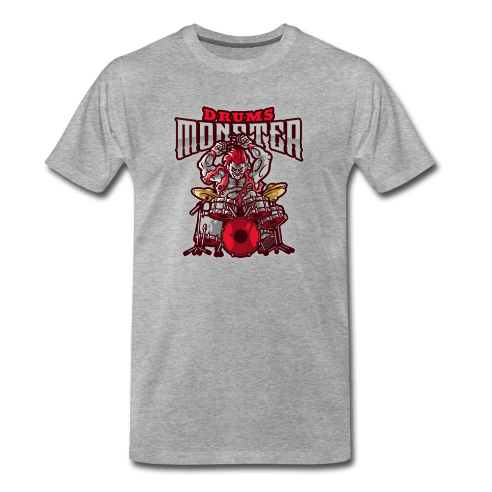 Drum Monster Men's Premium T-Shirt - Fitted Clothing Company