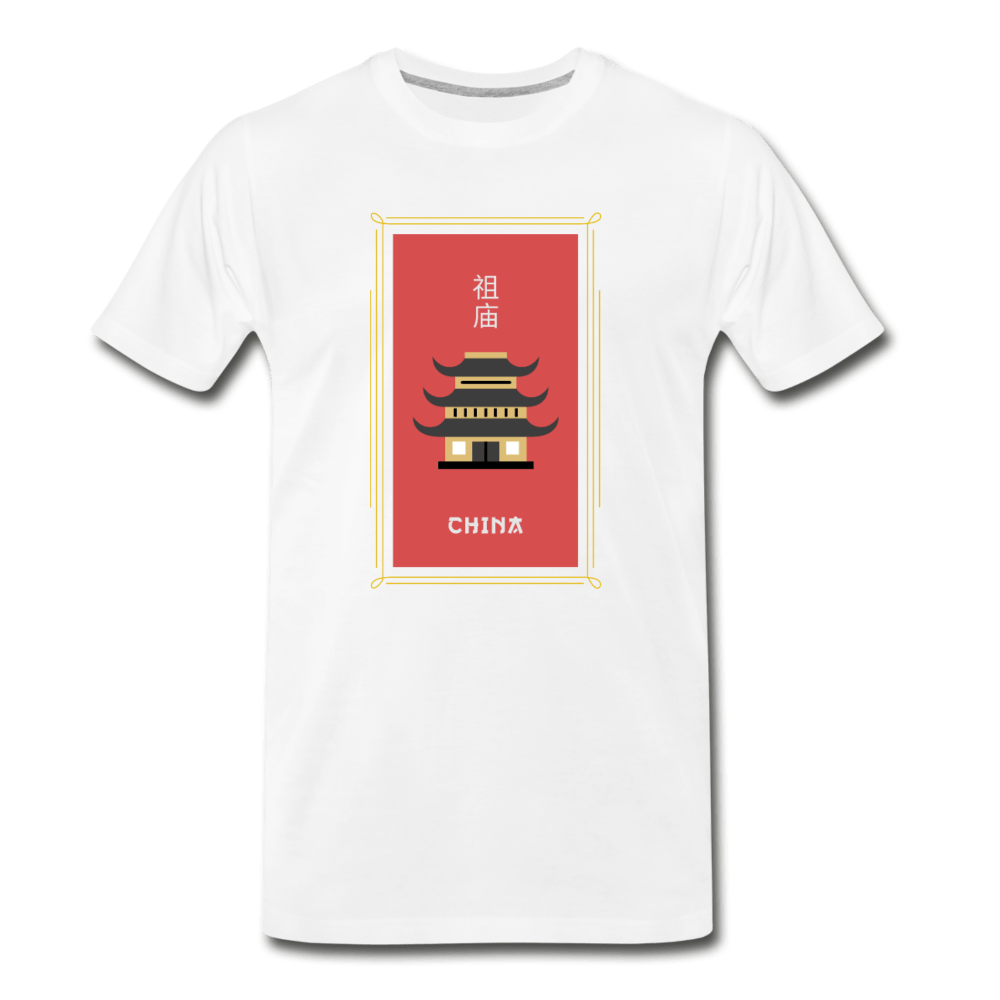 China Men's Premium T-Shirt - Fitted Clothing Company