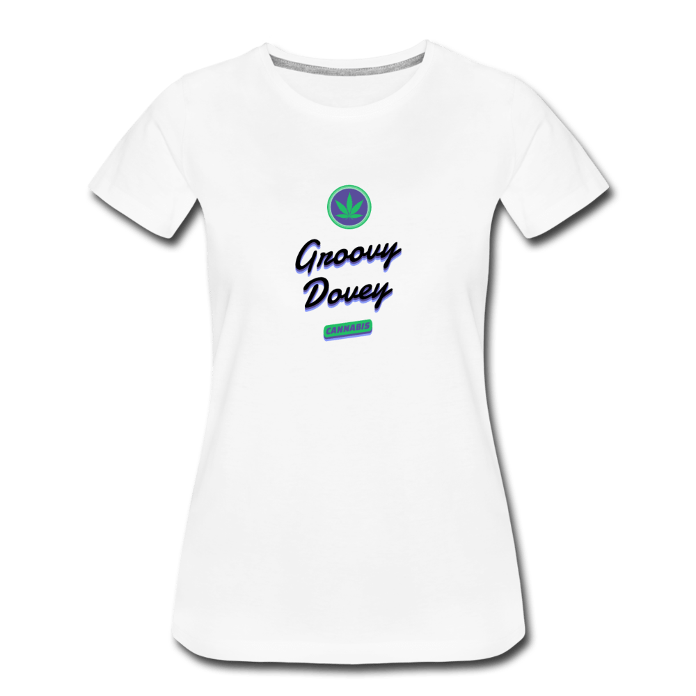 Groovy Dovey Women’s Premium T-Shirt - Fitted Clothing Company