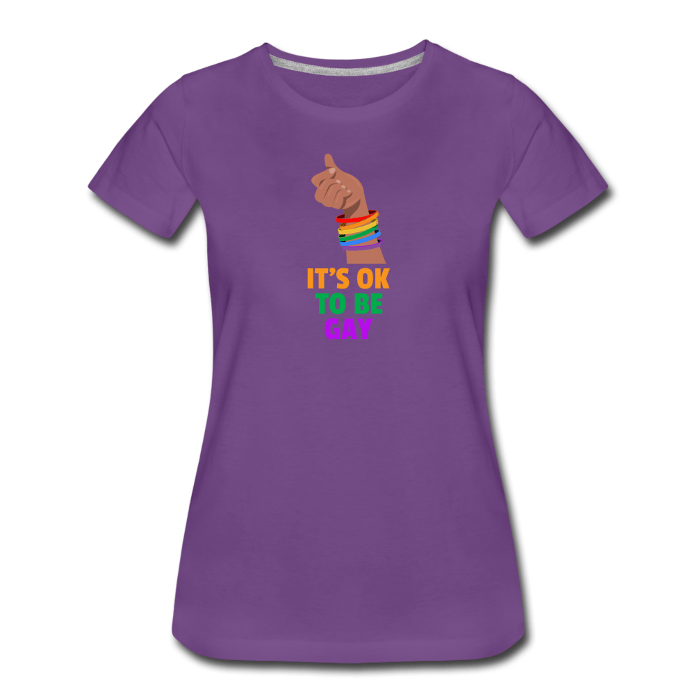 Its Ok Women’s Premium T-Shirt - Fitted Clothing Company