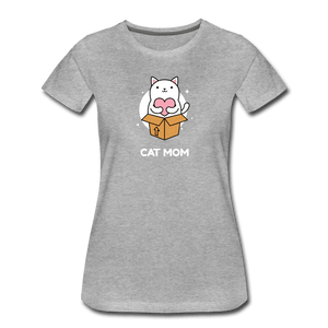 Cat Mom Women’s Premium T-Shirt - Fitted Clothing Company