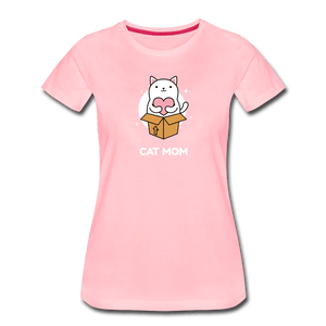 Cat Mom Women’s Premium T-Shirt - Fitted Clothing Company
