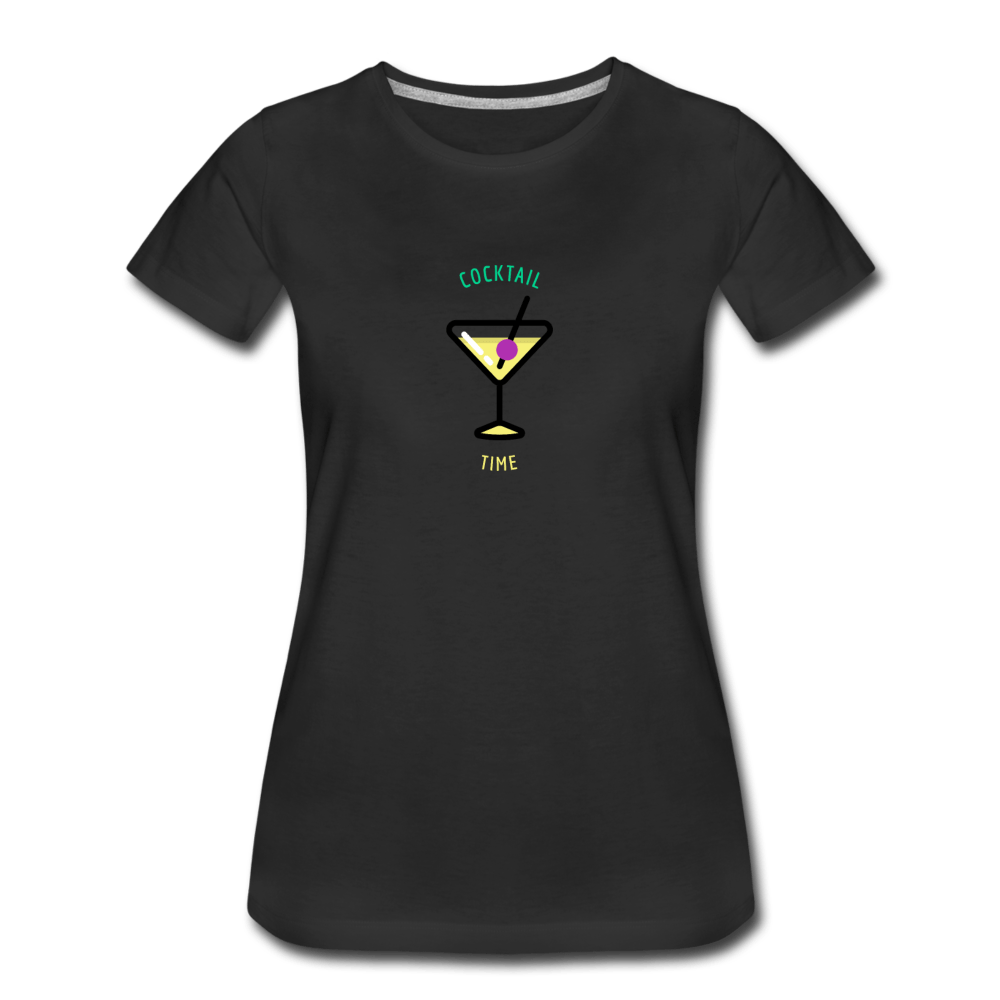 Cocktail Time Women’s Premium T-Shirt - Fitted Clothing Company