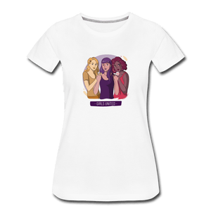 Girls United Women’s Premium T-Shirt - Fitted Clothing Company