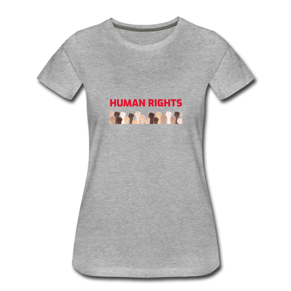 Human Rights Women’s Premium T-Shirt - Fitted Clothing Company