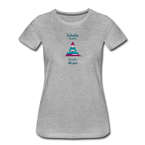 Inhale Women’s Premium T-Shirt - Fitted Clothing Company
