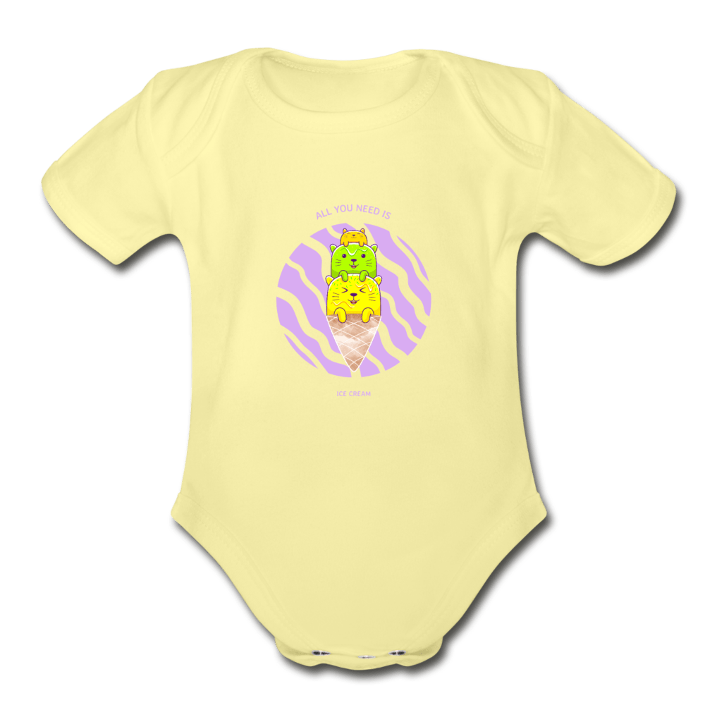All You Need Is Organic Baby Onesie - Fitted Clothing Company