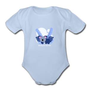 Waiting for Nap Time Organic Baby Onesie - Fitted Clothing Company
