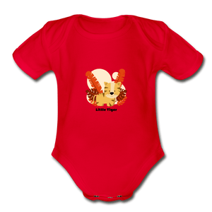 Little Tiger Organic Short Baby Onesie - Fitted Clothing Company