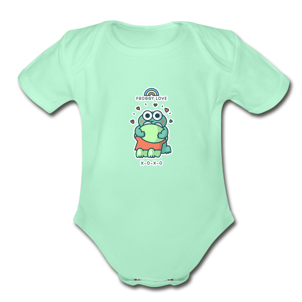 Froggy Love Organic Baby Onesie - Fitted Clothing Company