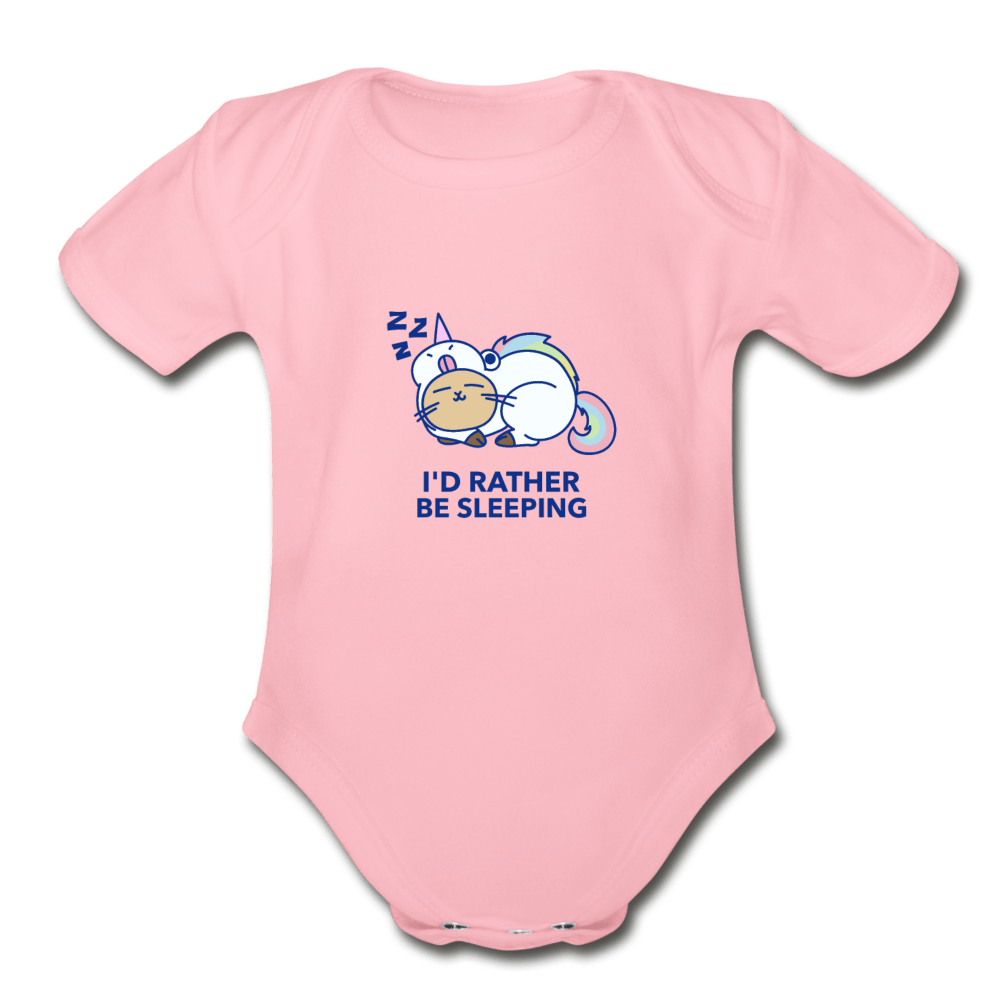 Rather Be Sleeping Organic Baby Onesie - Fitted Clothing Company