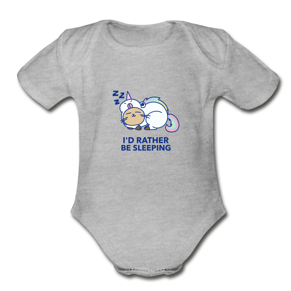 Rather Be Sleeping Organic Baby Onesie - Fitted Clothing Company