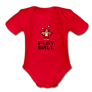 Play Ball Organic Baby Onesie - Fitted Clothing Company
