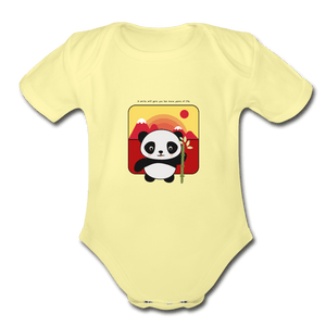 Panda Organic Baby Onesie - Fitted Clothing Company