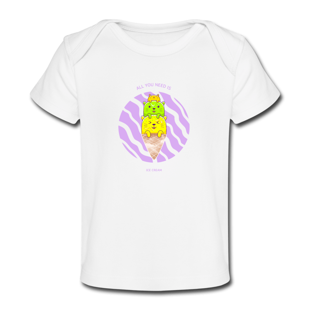 All You Need Organic Baby T-Shirt - Fitted Clothing Company