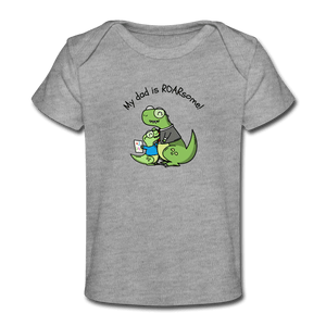 Roarsome Dad Organic Baby T-Shirt - Fitted Clothing Company