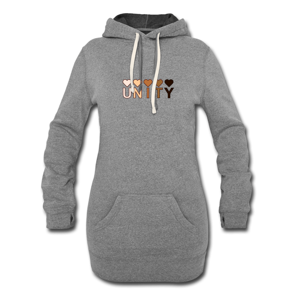 Unity Hearts Women's Hoodie Dress - Fitted Clothing Company
