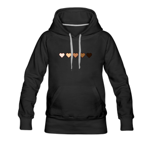 U Hearts Women’s Premium Hoodie - Fitted Clothing Company