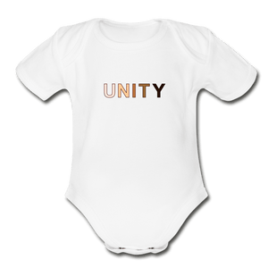 Unity Organic Short Sleeve Baby Bodysuit - Fitted Clothing Company