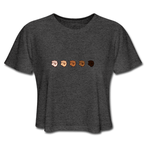 U Fist Women's Cropped T-Shirt - Fitted Clothing Company