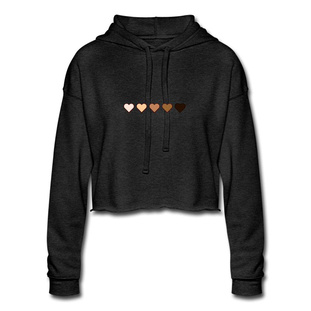 U Hearts Women's Cropped Hoodie - Fitted Clothing Company