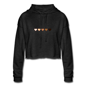 U Hearts Women's Cropped Hoodie - Fitted Clothing Company