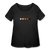 U Hearts Women’s Curvy T-Shirt - black