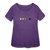 U Hearts Women’s Curvy T-Shirt - heather purple