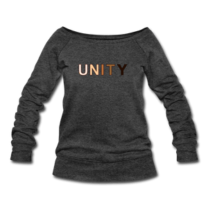 Unity Wins Women's Wideneck Sweatshirt - heather black