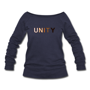 Unity Wins Women's Wideneck Sweatshirt - melange navy