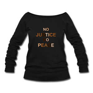 U NJNP Women's Wideneck Sweatshirt - black