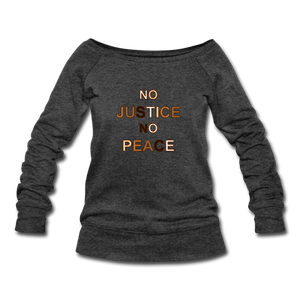 U NJNP Women's Wideneck Sweatshirt - heather black