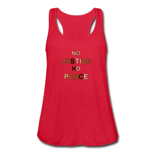 U NJNP Women's Flowy Tank Top by Bella - red