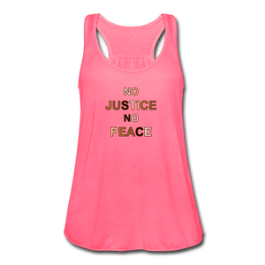 U NJNP Women's Flowy Tank Top by Bella - neon pink