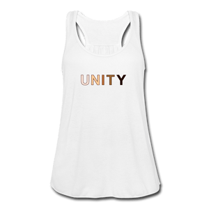 Unity Women's Flowy Tank Top - white