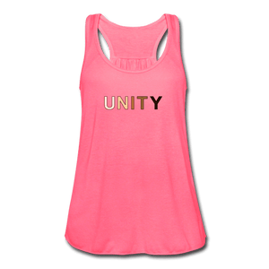 Unity Women's Flowy Tank Top - neon pink