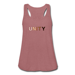 Unity Women's Flowy Tank Top - mauve