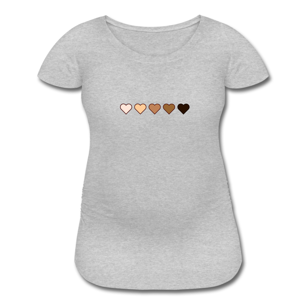 U Hearts Women’s Maternity T-Shirt - white