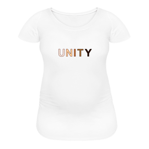 Unity Women’s Maternity T-Shirt - white