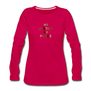 U NJNP Women's Premium Long Sleeve T-Shirt - dark pink