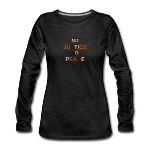 U NJNP Women's Premium Long Sleeve T-Shirt - charcoal gray