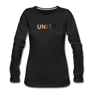 Unity Women's Premium Long Sleeve T-Shirt - black