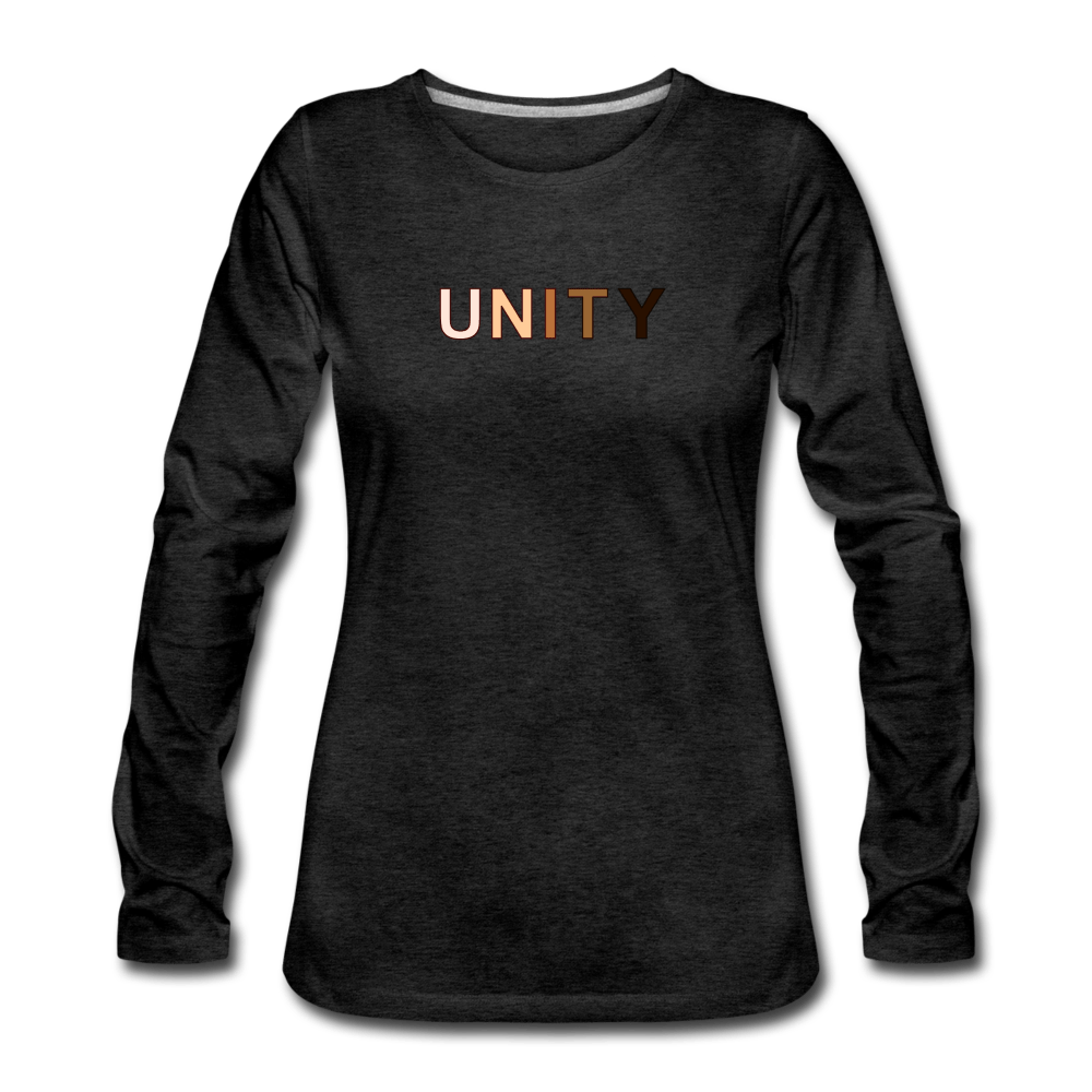 Unity Women's Premium Long Sleeve T-Shirt - charcoal gray