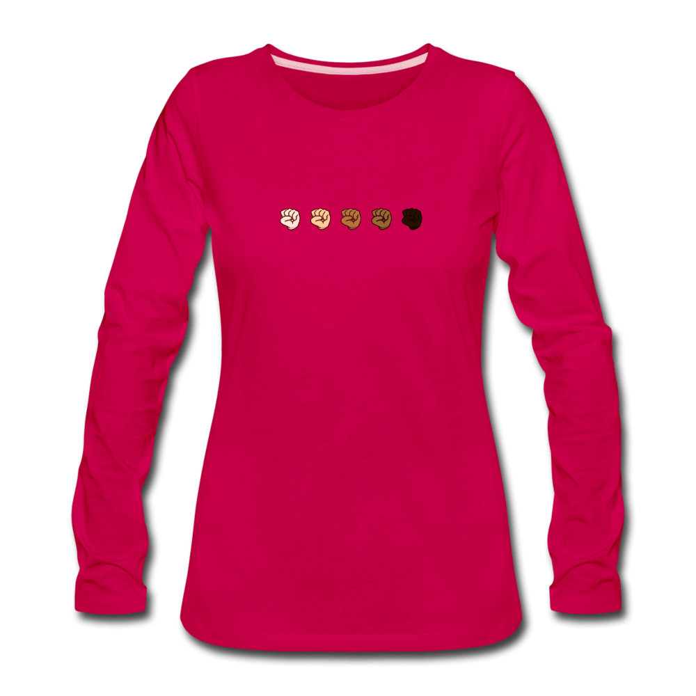 U Fist Women's Premium Long Sleeve T-Shirt - heather gray
