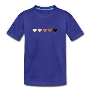 U Hearts Kids' Premium T-Shirt - royal blue