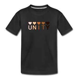 Unity Hearts Kids' Premium T-Shirt - black