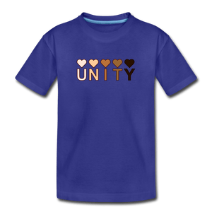 Unity Hearts Kids' Premium T-Shirt - royal blue
