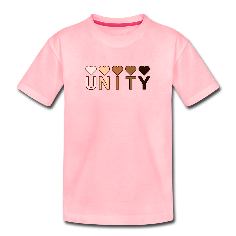 Unity Hearts Kids' Premium T-Shirt - white