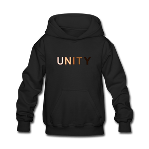 Unity Kids' Hoodie - black